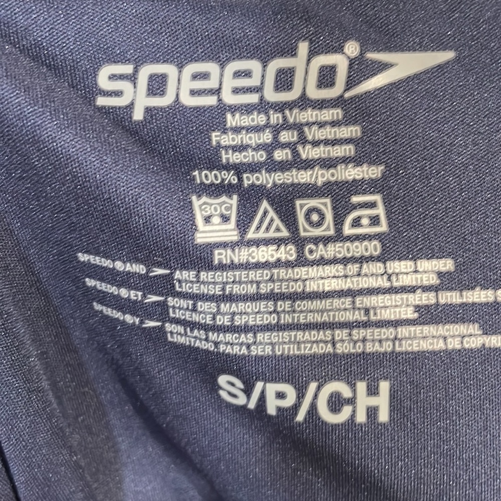 Mens Speedo Authentics Peacoat Tshirt Small Nwt — image 4 of 6